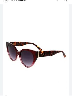 Oscar De La Renta Cat Eye Sunglasses-burgandy